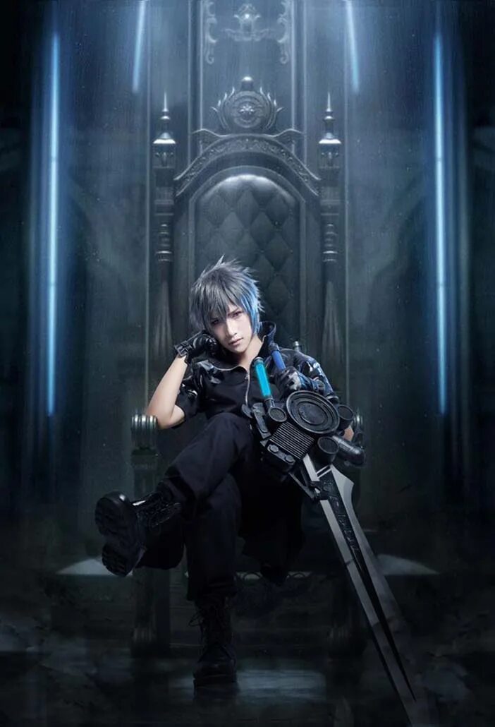 Принц ноктис. Финал фэнтези 15 ноктис. final fantasy 15 ноктис на троне. final fantasy 15 ноктис король.