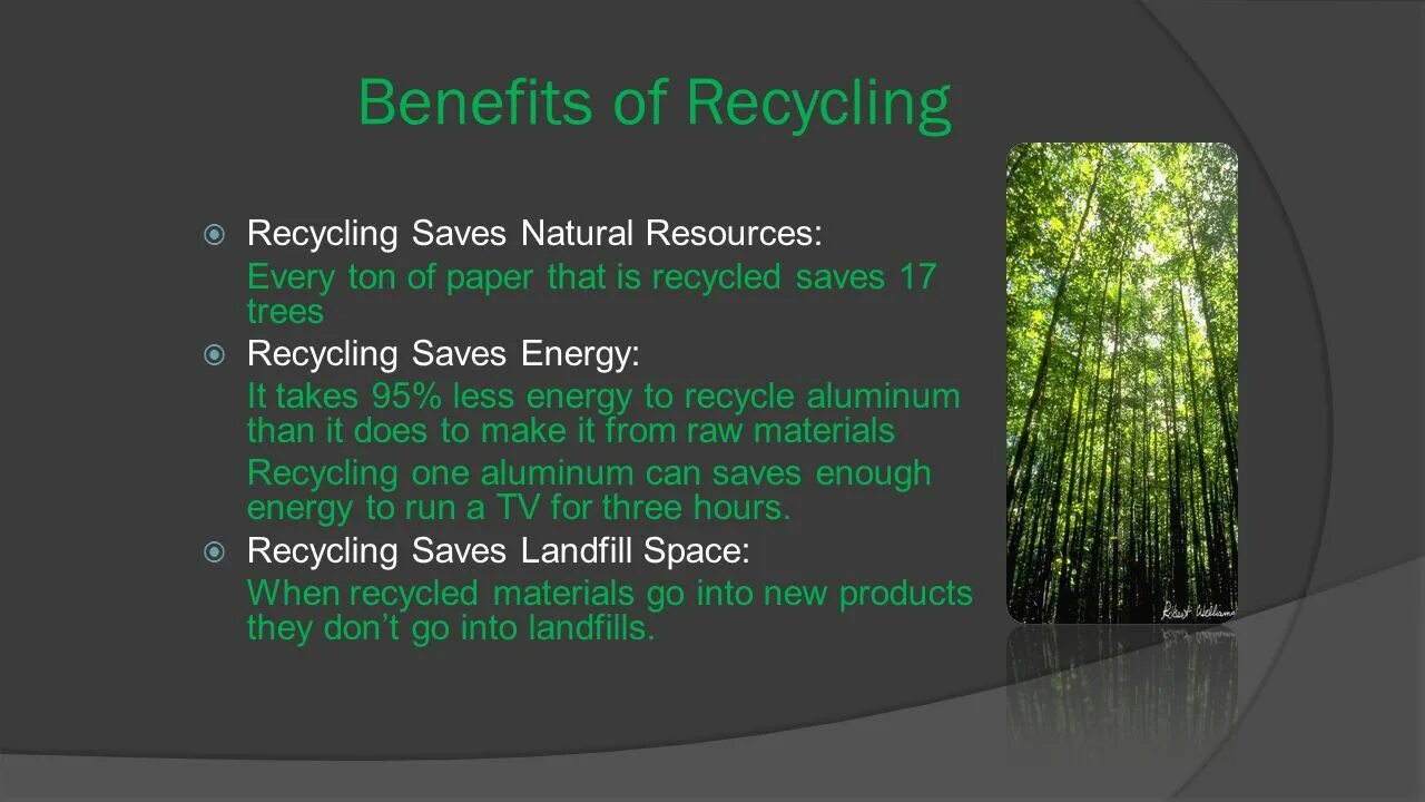 1 the benefits of recycling are questionable. Recycling benefits. recycling save nature.