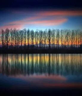 Красивые отражения в воде