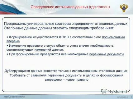 Определение источника данных