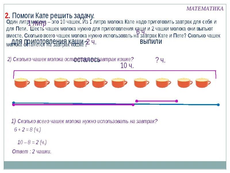 Подготовка к введению задач в два действия. Задачи которые решаются в два действия. Подготовка к введению задачи в 2 действия. Как решается задача в 2 действия. Задачи в два действия повторение