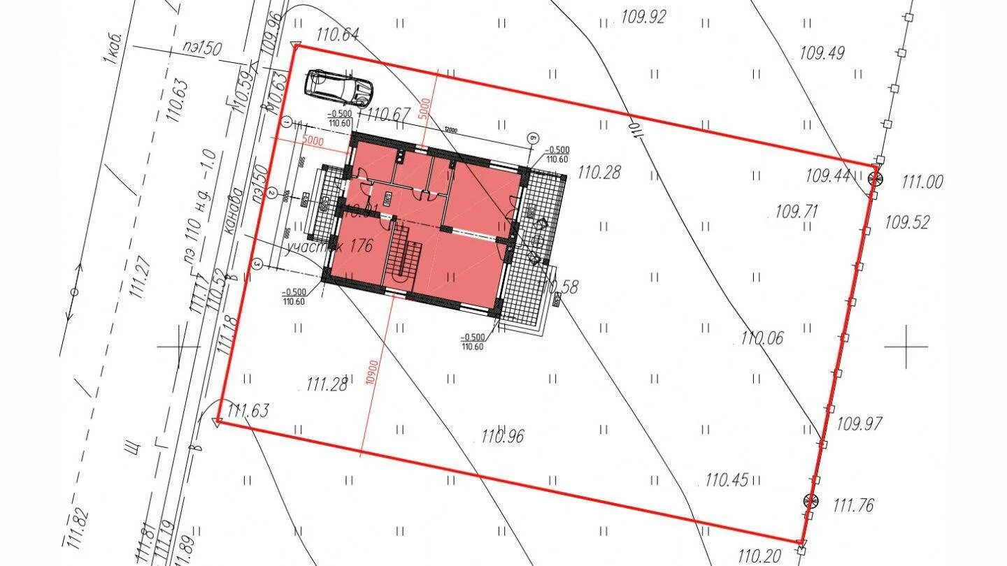 Красная линия земельного участка и нормы расположения. Пятно застройки земельного участка. Схема привязки здания к земельному участку. Линия отступа от красной линии до размещения застройки. Определить местоположение участка