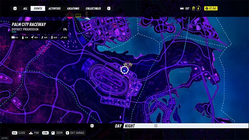 Nfs heat события. Need for speed heat карта трофеев. Вся карта nfs heat. Палм сити nfs heat. Контейнеры с черного рынка nfs heat.