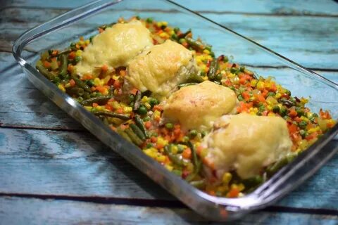 Рецепт с мексиканской смесью и курицей
