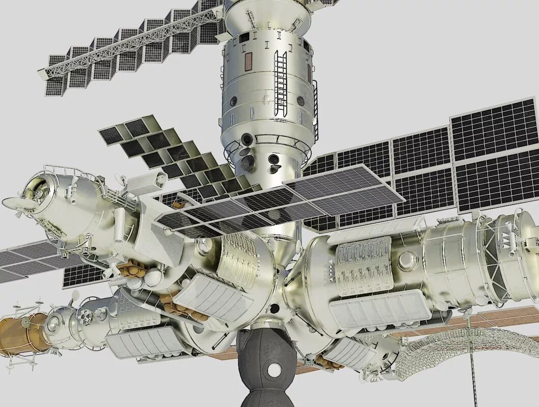 D3 станции. Скайлэб орбитальная станция. 3d пазл Космическая станция. МКС 3d модель. Станция мир 3д.