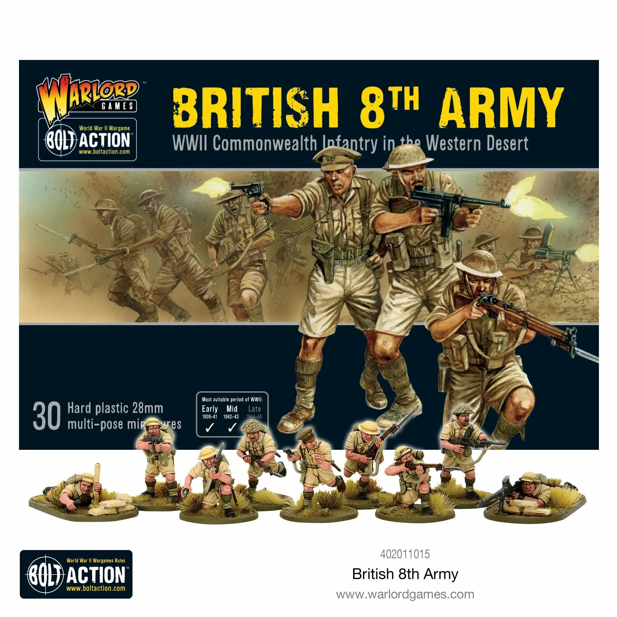 Британская пехота Warlords 28 мм. Bolt Action British Army. Warlord games WWII. Warlord games Miniatures.