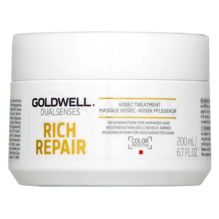 60 масок для волос. Goldwell Rich Repair шампунь. Dualsenses маска для волос Rich Repair. Goldwell маска 60 секунд. Goldwell Dualsenses Rich Repair - восстанавливающий кондиционер 200.