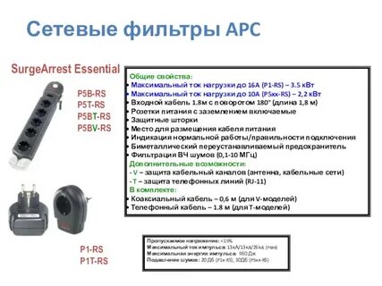 Рс характеристика