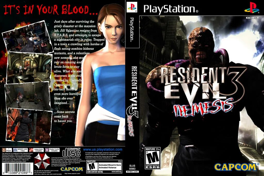 Resident Evil 3 ps1 обложка. Resident Evil 3 1999 обложка.