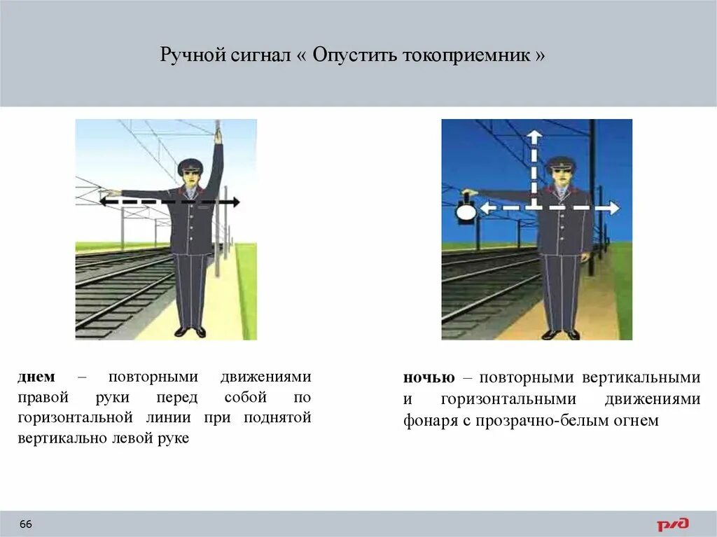 Ручные сигналы на Железнодорожном транспорте. Ручной сигнал опустить токоприемник на ЖД. Ручные и звуковые сигналы на ЖД. Опустить токоприемник ручной сигнал днем. Ручные сигналы ржд