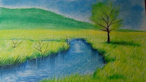 Легкие рисунки для начинающих пейзаж