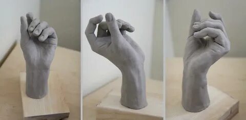 Лепка руки из пластилина