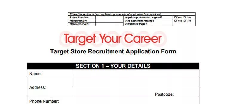 Target application. Target employee. information about lg company employment requirements.