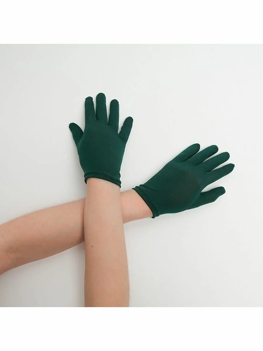 VELVET GLOVES 70cm Extra Long Stretch Deep Kelly Green Peacock Touchscreen eBay