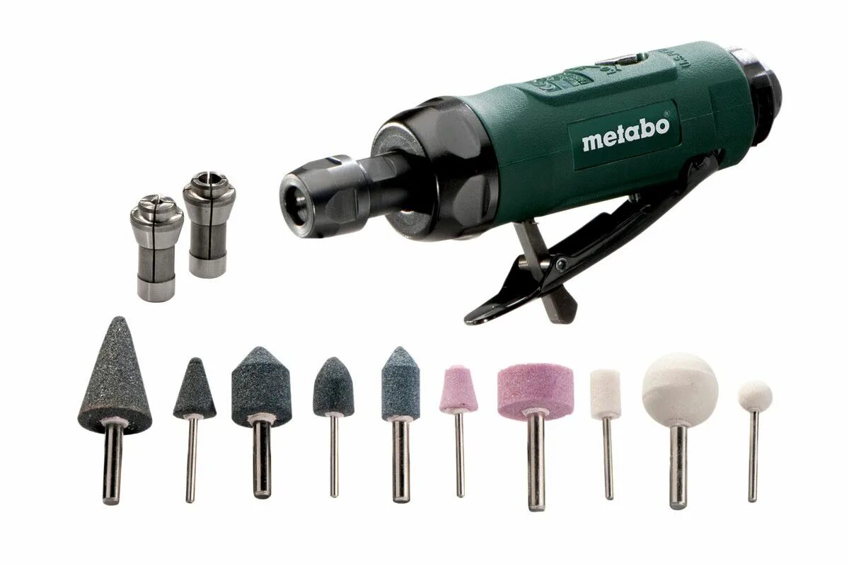 Прямошлифовальная машина Metabo. Metabo DG 25 Set [604116500]. Прямая шлифовальная машина Метабо. Пневмошлифмашинка DG 25 Set. Dg tools