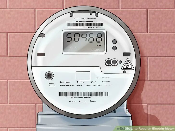 A meter larger. Electric meter. digital electric meter. electricity meter. electricity consumption meter.