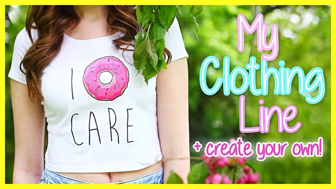 Make your own clothes. How to make a clothes line. Clothing line. Make your own girl.