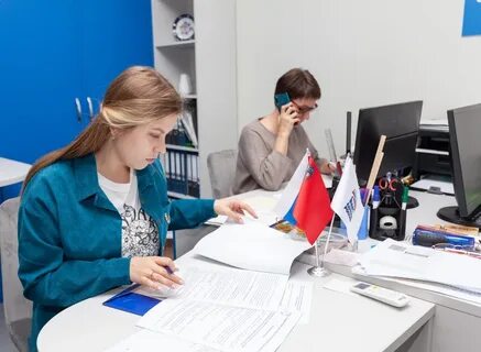 Работа в центрах помощи