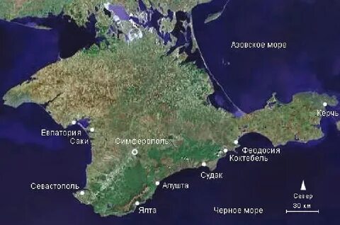 Черное море крымский полуостров