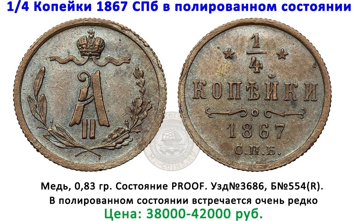 Какие монеты дал папа марине. 1/4 Копейки 1867. 1 Копейка 1867. 1/4 Копейки 1876. 1/2 Копейки 1867.