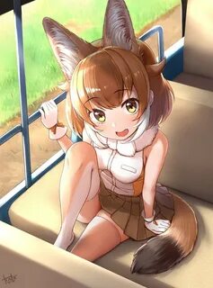 Dhole in the Seat Behind Kemono Friends.