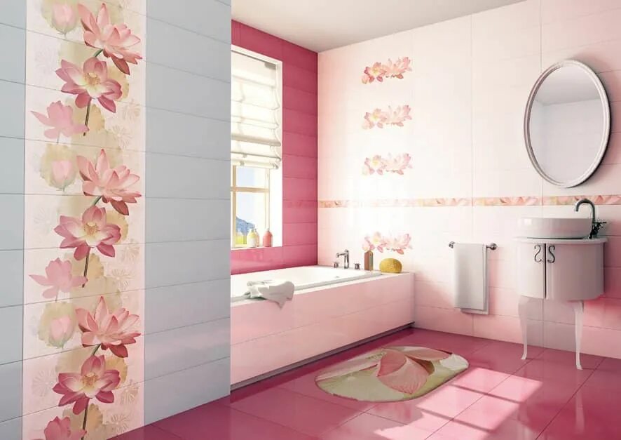 Купить керамическую плитку НЗКМ Line Rose в строймаркете МирБау