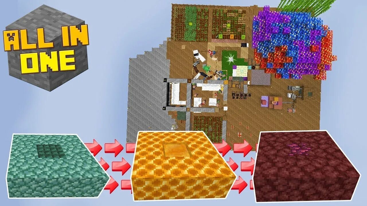 Мод 1 блок 1 7. All in one [modded one block]. один блок майнкрафт 1.16.5. выживание на одном блоке с модами. мод на один блок в майнкрафте.