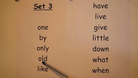 Set words