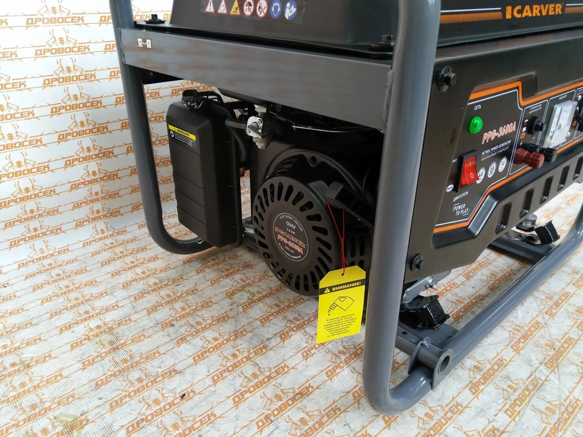 Генератор бензиновый carver 3600. Генератор бензиновый carver 3600