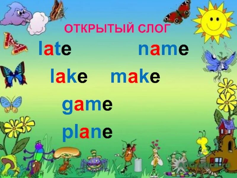 Слоги в английском языке 2 класс. Чтение открытый слог английский. Английские слоги для чтения. Чтение гласных в английском языке упражнения. Чтение гласных букв в английском языке.