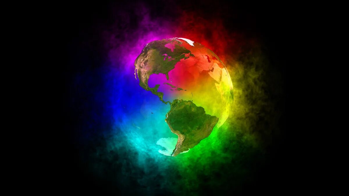 Цветная планета. Разноцветная Планета. Разноцветный шар земной. Разноцветная Планета земля. Радужные планеты.