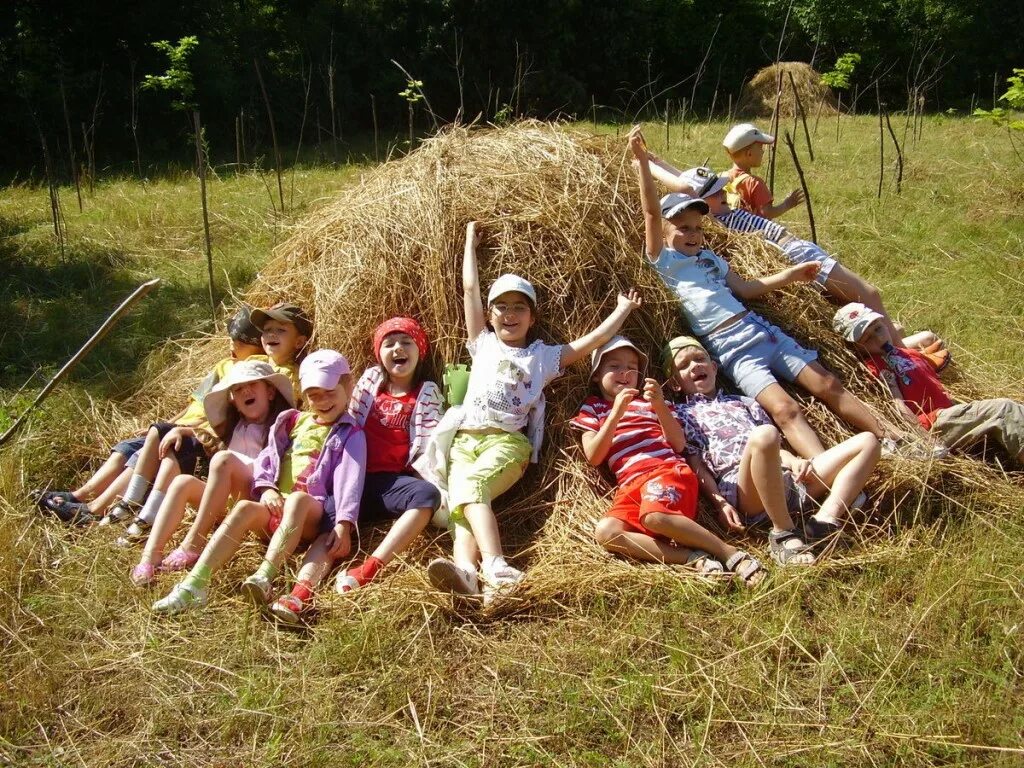 Летние каникулы. Сельские дети. Лето дети. Лето в деревне.