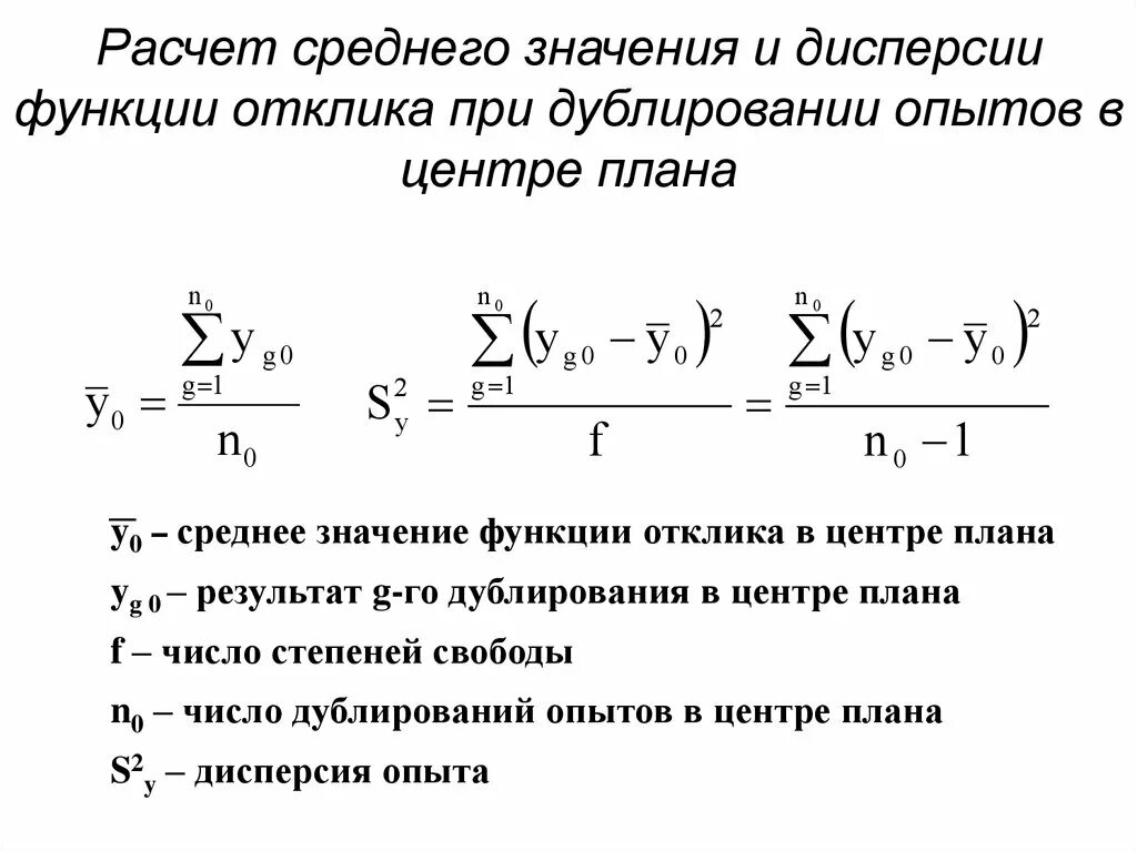 Функции средних величин