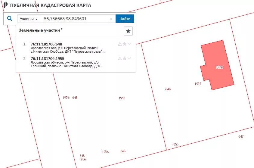 Кадастровая карта 24