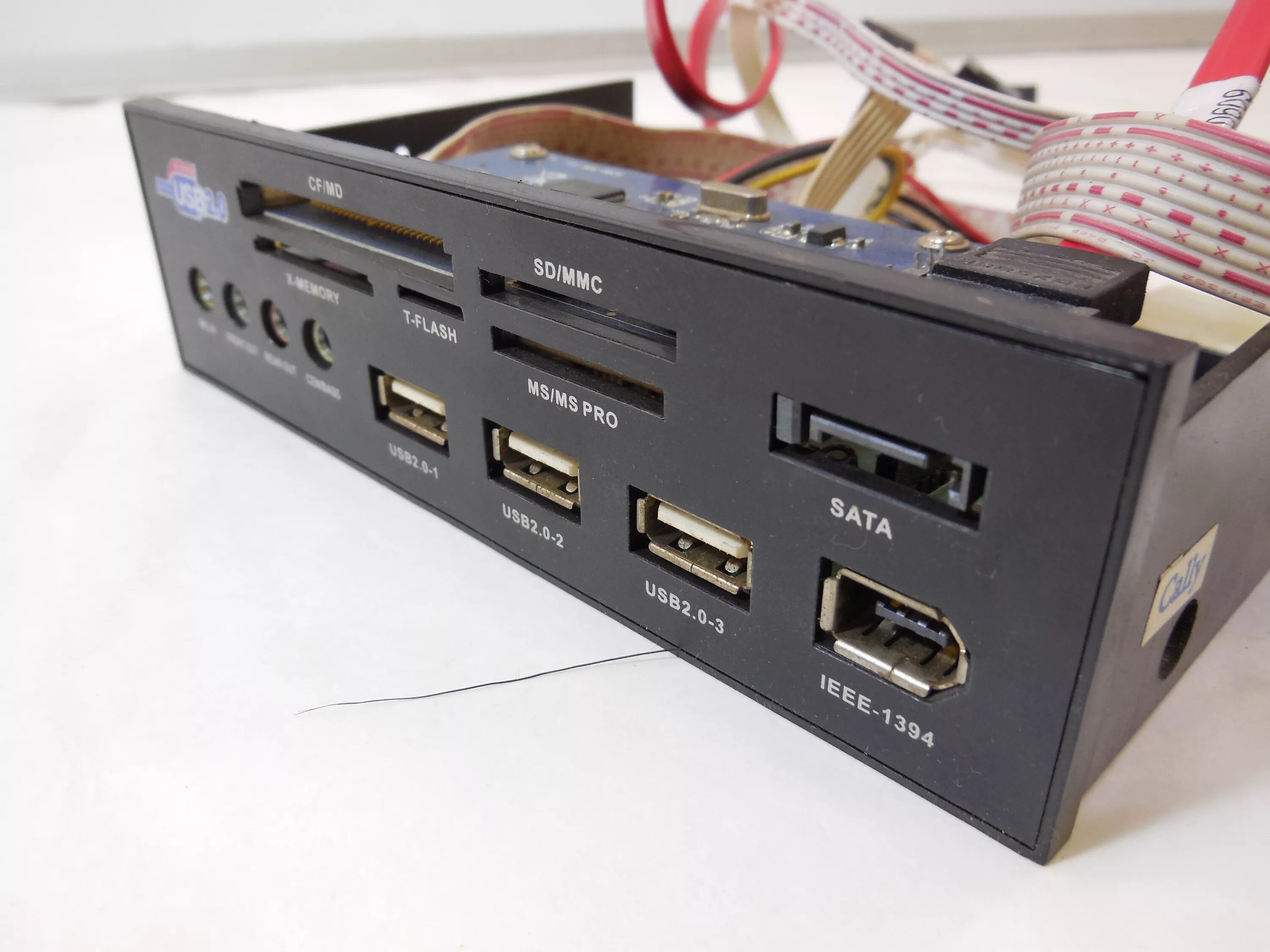 Передняя планка 5,25 USB 2.0. Планка передняя ПК корпуса 5.25". Многофункциональная панель Espada 5.25". Картридер в отсек 5.25.
