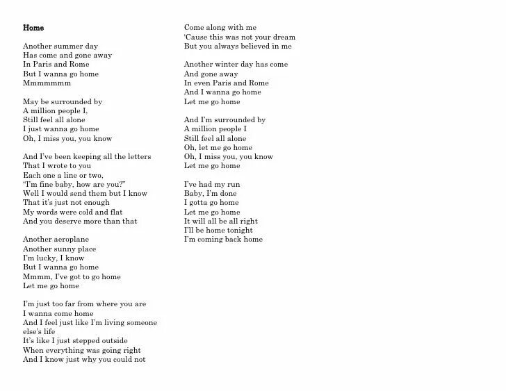 Come Home перевод. Miss wanna die текст. Come along with me перевод. Coming Home перевод.