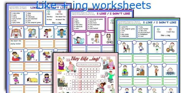 Would like to exercises. Like ing правило упражнения. verb ing worksheets. like love hate ing правило. like verb ing worksheets.