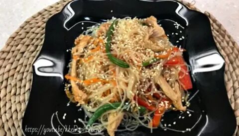 Фунчоза с курицей терияки рецепт