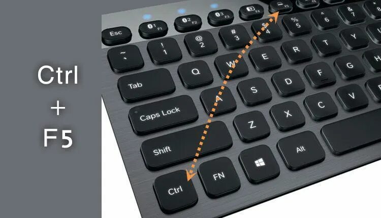 Ctrl f 5