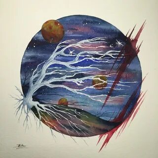 Рисование планеты