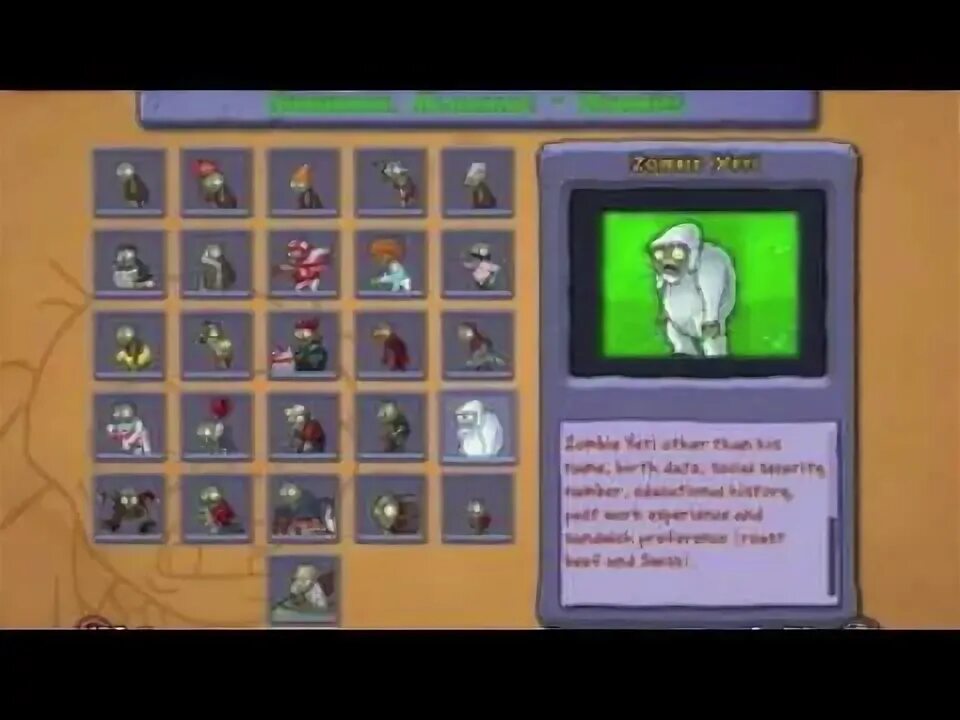 Как найти йети в plants vs zombies. Как найти йети в plants vs zombies