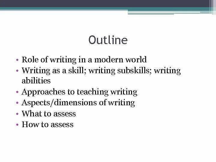 Write one world. Write one world