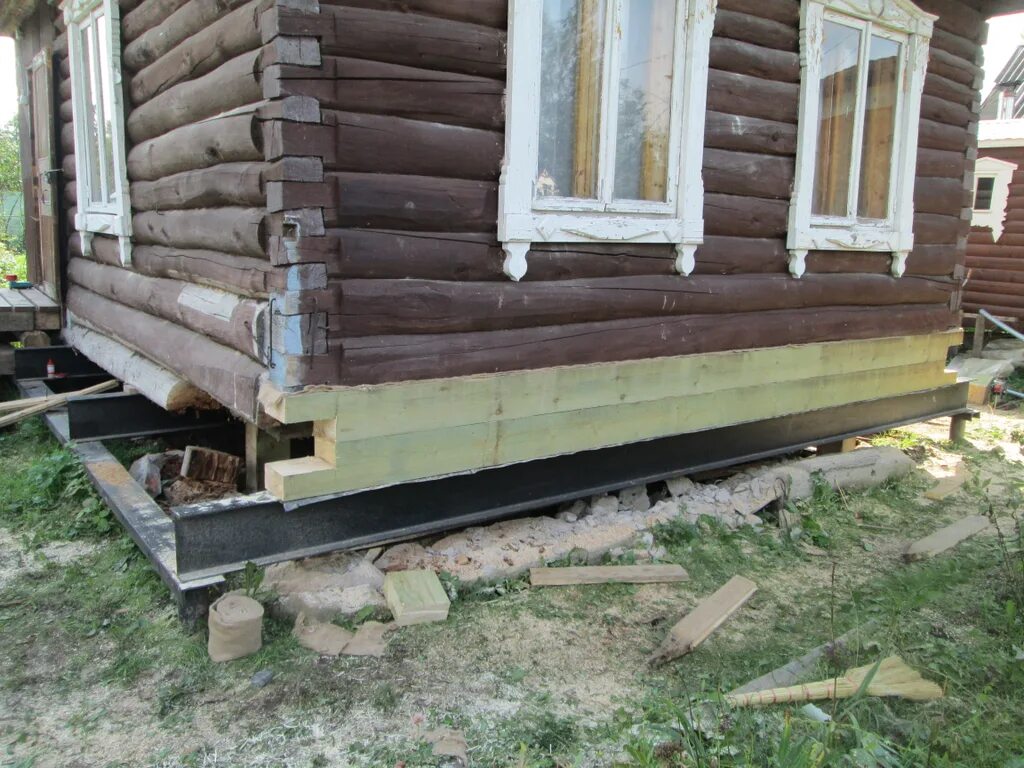 Замена нижних венцов