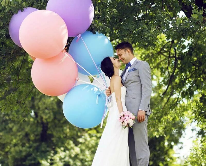 Большие шары на свадьбу. Свадьба с воздушными шарами. Гигантские шары. Большие воздушные шарики.
