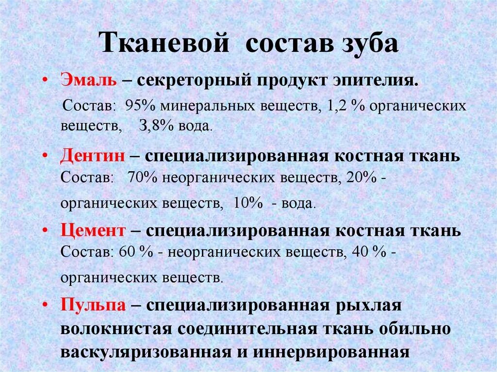 Функции тканей зубов. Химический состав зубной ткани. Тканевой состав зуба. Тканевый состав это. Химический состав тканей зуба.