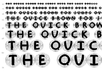 Font grid