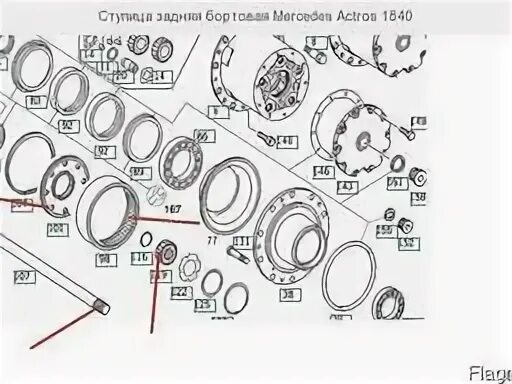 Как снять ступицу на мерседес актрос Ступица задняя Mercedes-Benz (Мерседес) Actros (A9463560701) купить в Екатерин