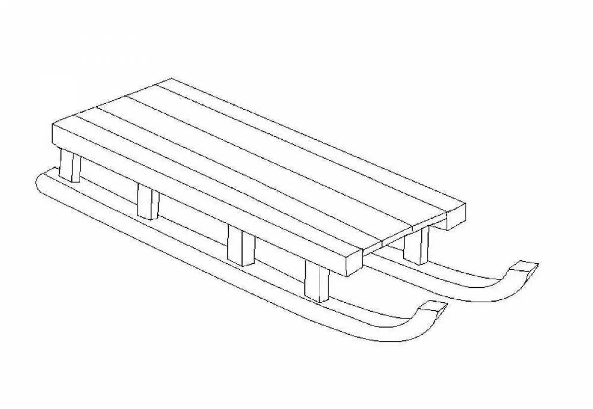 А 4 строим санки. Санки раскраска. Сани раскраска. Санки раскраска для детей. Сани раскраска для детей.