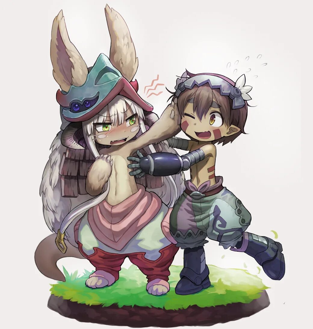 Made this art. Nanachi. abyss nanachi. наначи бездна. made in abyss рег и наначи.