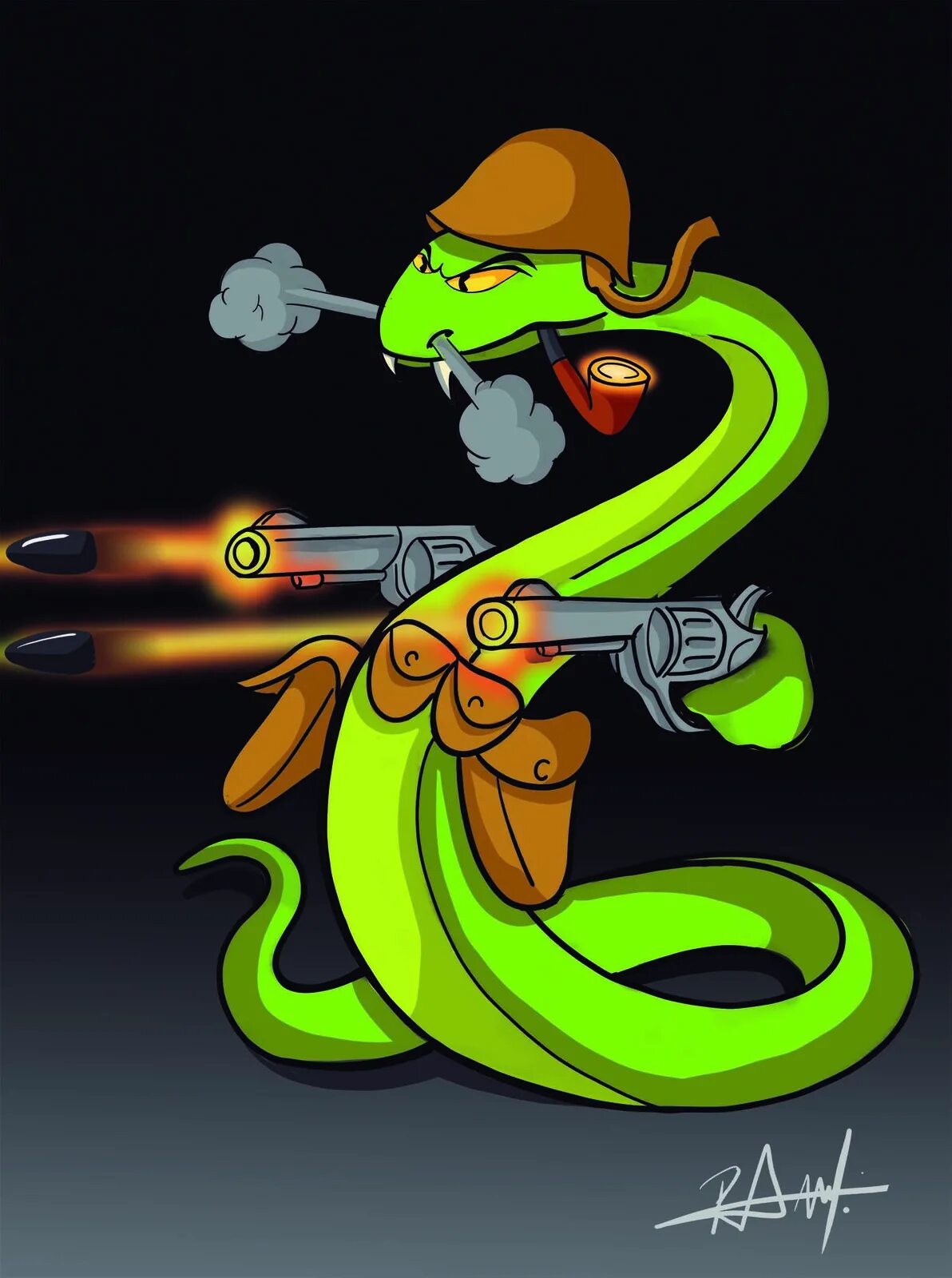 Smoke snake